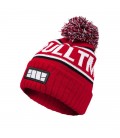 Czapka zimowa Pit Bull model Felton z pomponem czerwona