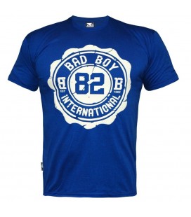 Koszulka Bad Boy Crest Tee - kolor niebieski