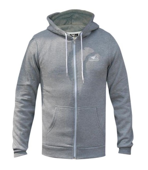 Bluza z kapturem Bad Boy kolor szary melanż