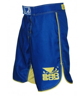 Spodenki Bad Boy MMA - niebieski / żółty