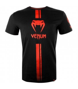 Koszulka Venum model Logos czarno czerwona