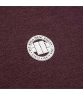 Koszulka Pit Bul model Small Logo burgundy melange