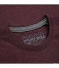 Koszulka Pit Bul model Small Logo burgundy melange