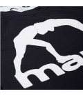 Rashguard Manto model Logo krótki rękaw czarno - biały