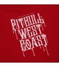 Koszulka Pit Bul model On Lines czerwona