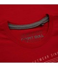 Koszulka Pit Bul model On Lines czerwona