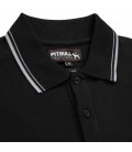 Koszulka polo Pit Bull model Slim Stripes Logo Black