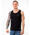 Koszulka Pit Bull bez rękawów Tank Top Slim Fit Small Logo czarna