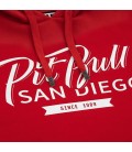 Bluza z kapturem Pit Bull model El Jeffe czerwona