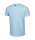 Koszulka Pit Bull Garment Washed Bare-Knuckle kolor jasno niebieski