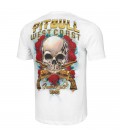 Koszulka Pit Bull model Santa Muerte biała