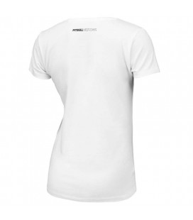 Koszulka damska Pit Bull West Coast Small Logo Slim Fit kolor biały