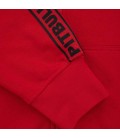 Bluza Pit Bull z kapturem Tricot Dandridge rozpinana kolor czerwony