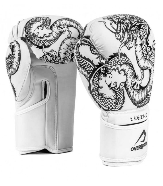 Rękawice bokserskie OverLord model Legend kolor biały