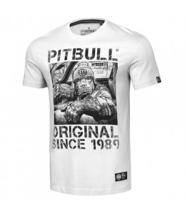 Koszulka Pit Bull model Drive kolor biały