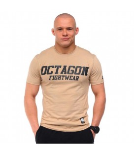 Koszulka Octagon model Octagon FW Straight beige