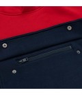 Bluza z kapturem Pit Bull model Two-Color Hilltop czerwono granatowa