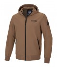 Kurtka Softshell Pit Bull model Midway II kolor jasno brązowy