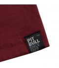 Koszulka Pit Bull model Hilltop kolor bordowy