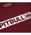 Koszulka Pit Bull model Hilltop kolor bordowy