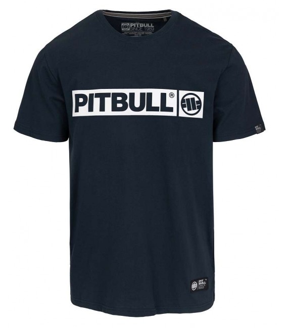 Koszulka Pit Bull model Hilltop kolor granatowy