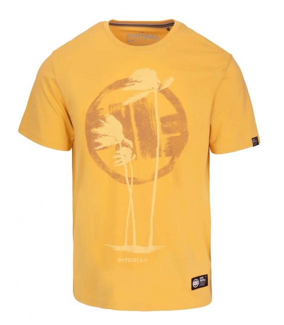 Koszulka Pit Bull model Palms kolor żółty
