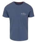 Koszulka Pit Bull model USA CAL slim fit niebieska