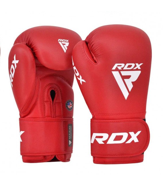 Rękawice bokserskie RDX model AS1 do zawodów amatorskich czerwone