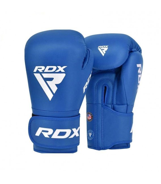 Rękawice bokserskie RDX model AS1 do zawodów amatorskich niebieskie