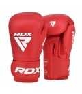 Rękawice bokserskie RDX z aprobatą IBA do zawodów amatorskich czerwone