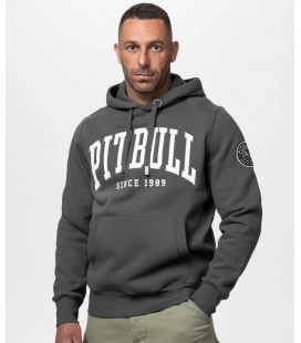 Bluza z kapturem Pit Bull model Norton kolor szary