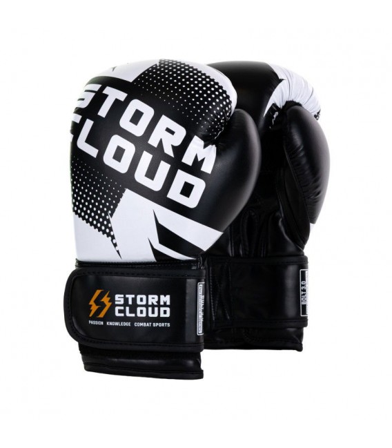 Rękawice bokserskie StormCloud model Bolt 3.0 Czarno/białe