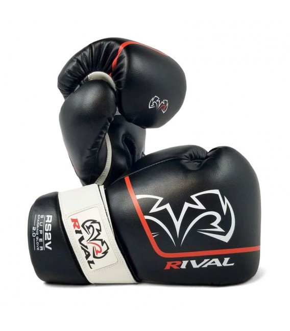 Rękawice bokserskie Rival RS2V Super Sparring 2.0 Black