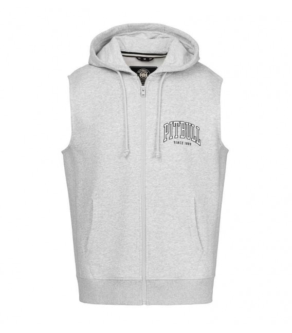 Bezrękawnik Pit Bull męski rozpinany z kapturem model Badger