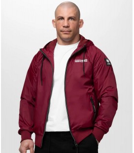 Kurtka Pit Bull model Athletic Logo bordowa