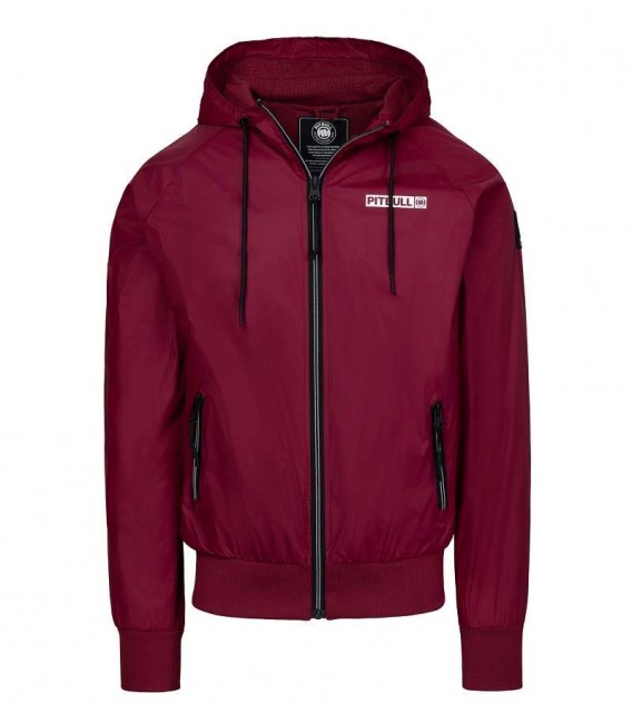 Kurtka Pit Bull model Athletic Logo bordowa