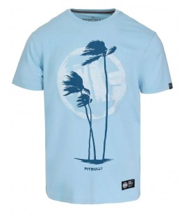 Koszulka Pit Bull model Palms kolor błękitny