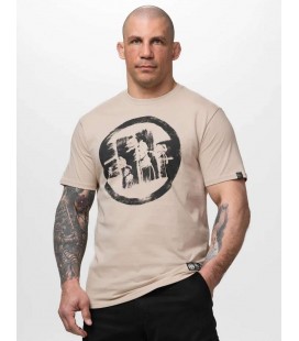 Koszulka Pit Bull model Logo Palms kolor piaskowy