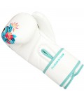 Rękawice bokserskie damskie Legion Octagon Flower white/sea green