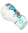 Rękawice bokserskie damskie Legion Octagon Flower white/sea green