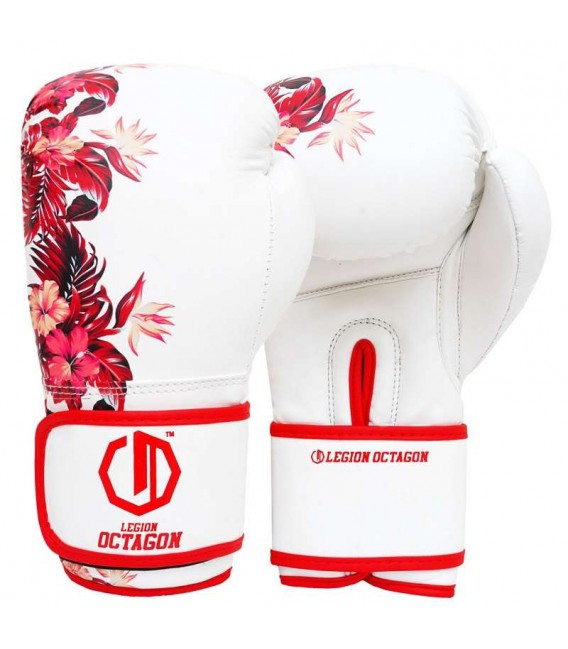 Rękawice bokserskie damskie młozieżowe Legion Octagon Flower