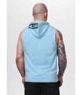 Tank top z kapturem Pit Bull Spandex Hilltop błękitny