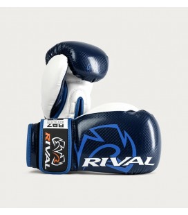 Rękawice treningowe Rival RB7 Fitness Plus granatowo -białe
