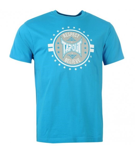 Koszulka Tapout model Circle of Respect kolor niebieski