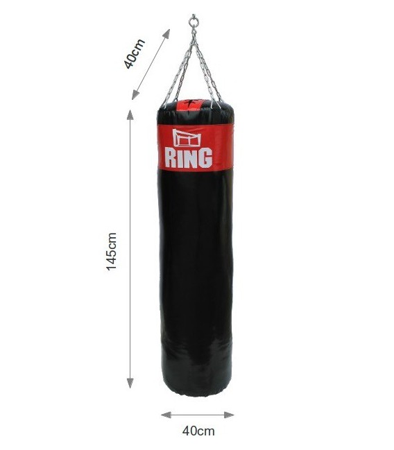 Worek bokserski Ring SUPER 140/40 wypełniony - worek treningowy