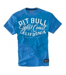 Koszulka Pit Bull West Coast model Shamrock kolor niebieski