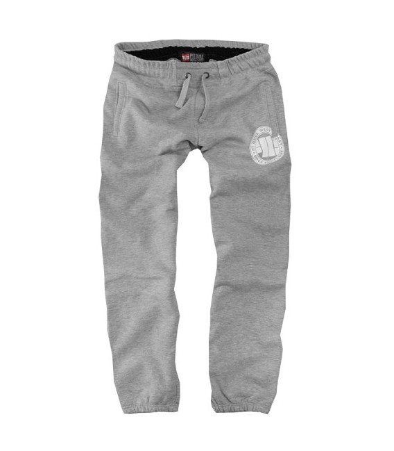 Spodnie dresowe Pit Bull Logo 15 szare