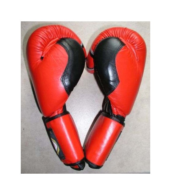 Rękawice bokserskie MASTERS - RBT-1 czerwono czarne