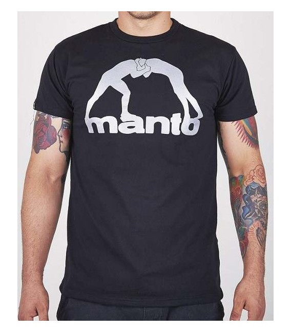 Koszulka Manto model LOGO VIBE czarna