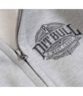 Bluza Pit Bull bez kaptura rozpinana model FAST kolor szary melanż